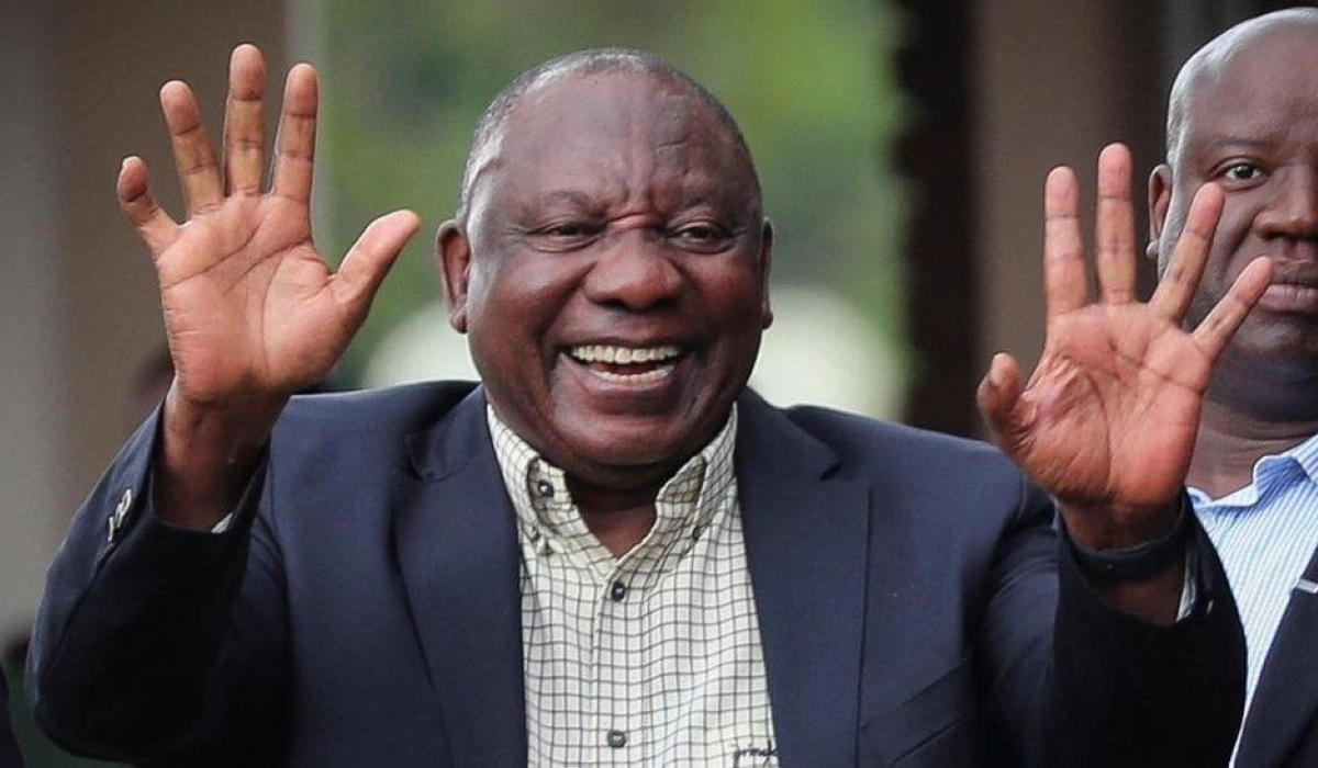 South Africa's Ramaphosa has been re-elected as the ANC's president.