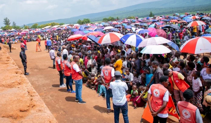 Burundian refugees are encouraged to return home willingly.