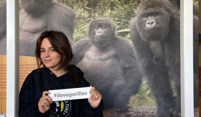 Camila Cabello “the world's luckiest person” after visiting gorillas in Rwanda