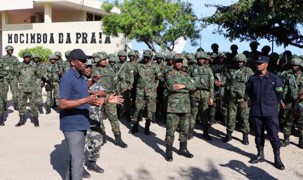 Mozambique’s Defence Minister visits Rwanda Security Forces in Mocimboa da Praia