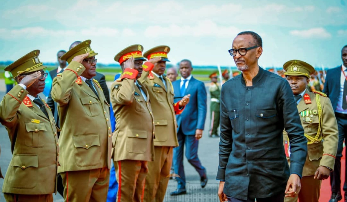 Kagame meets with EAC leaders in Bujumbura to discuss the DR Congo issues.