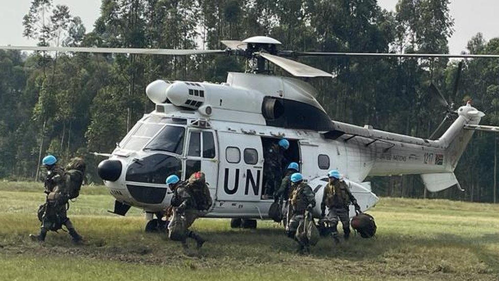 UN peacekeeper killed in helicopter attack in DR Congo