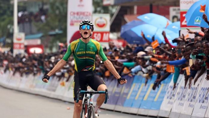Lecerf books yellow jersey as South African Ormiston wins stage 5