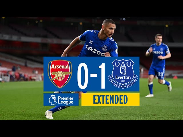 Everton 1-0 Arsenal result&highlights