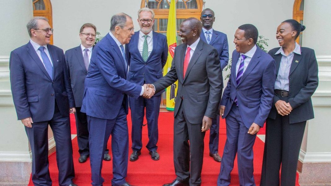 Lavrov in Nairobi as Russia-Ukraine contest heats up in Africa