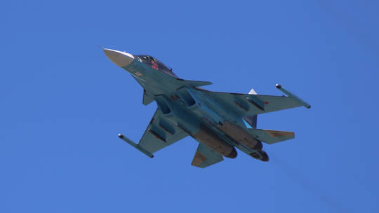 Russian fighter jet crashes near Ukraine’s border