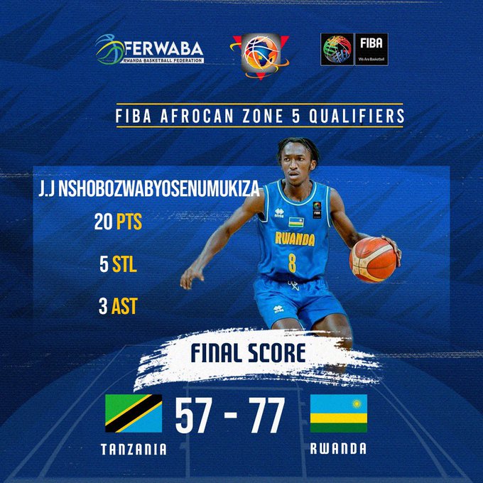 Rwanda triumphs over Tanzania at the Afro-CAN Qualifiers