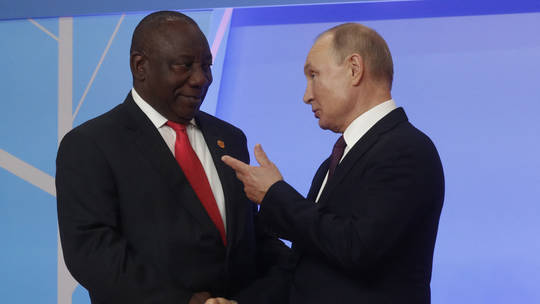 Putin discusses Ukraine conflict resolution with South Africa’s Cyril Ramaphosa