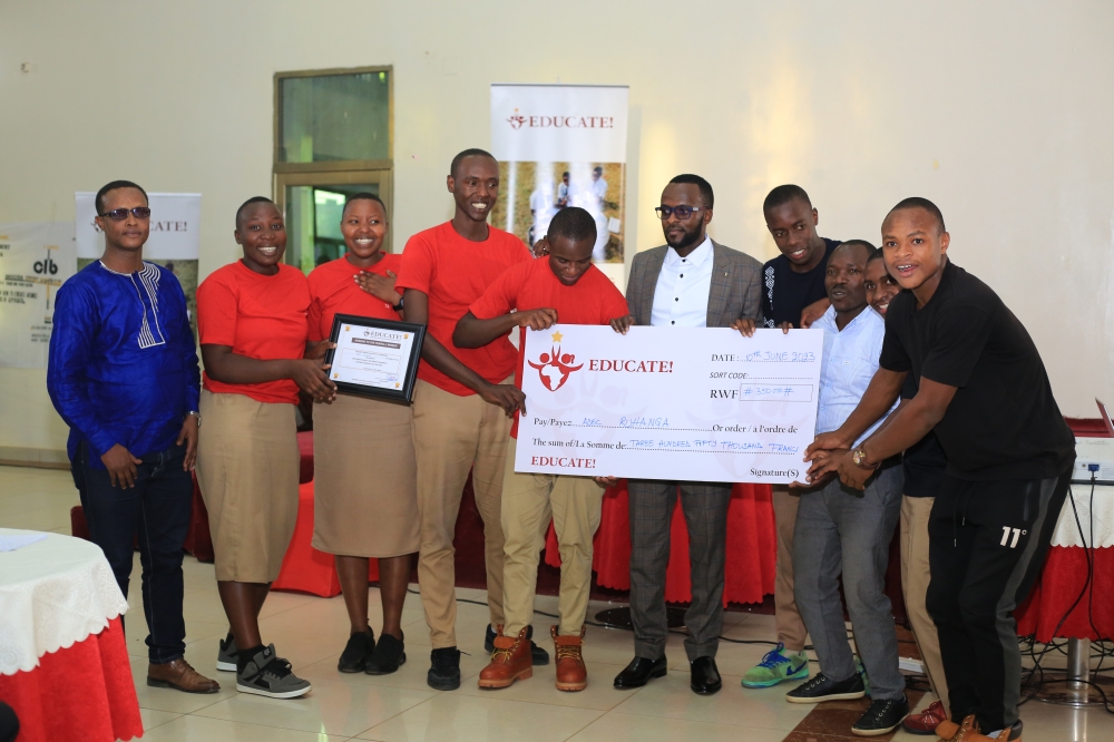 Ruhanga college students triumph in national business club competition