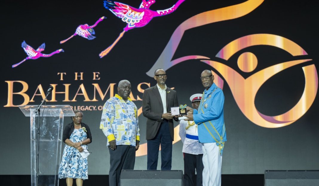 Kagame awarded Bahamas Order of Excellence