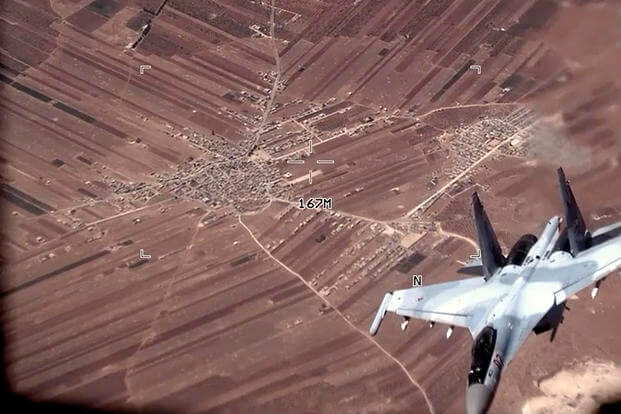 Russian jets 'harassing' US aircraft over Syria