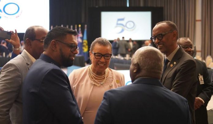 Commonwealth Secretary-General praises President Kagame’s commitment to the Caribbean